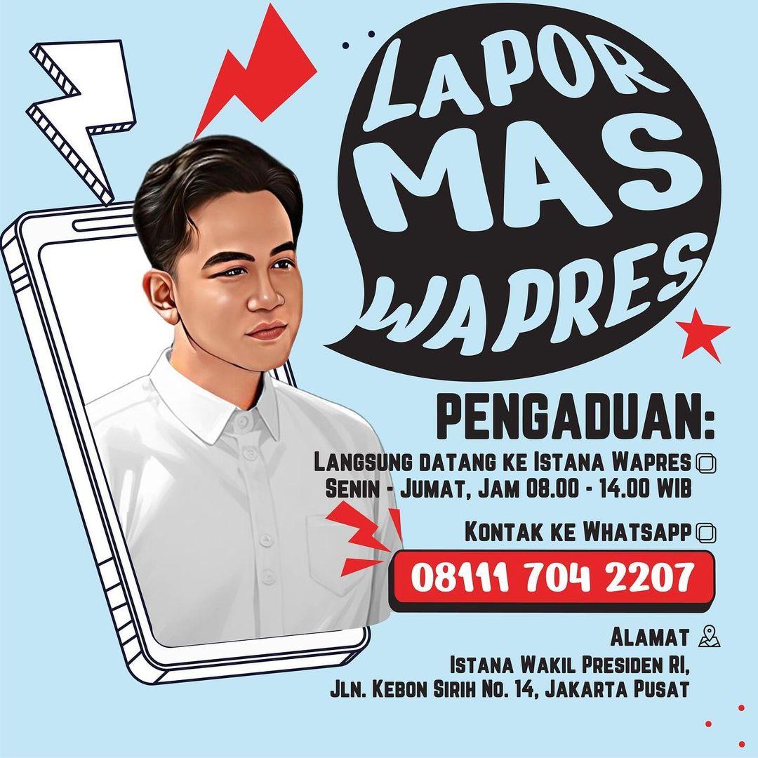 Hari Pertama 'Lapor Mas Wapres' Terima 60 Aduan Masyarakat