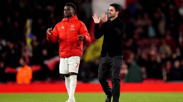 Mikel Arteta Cemas dengan Cedera Bukayo Saka dan Declan Rice