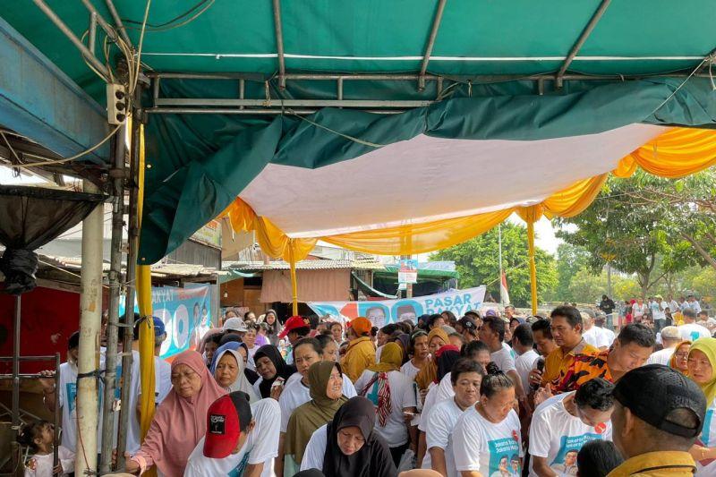 Relawan RIDO Gelar Pasar Murah demi Tingkatkan Ekonomi Warga Jakarta