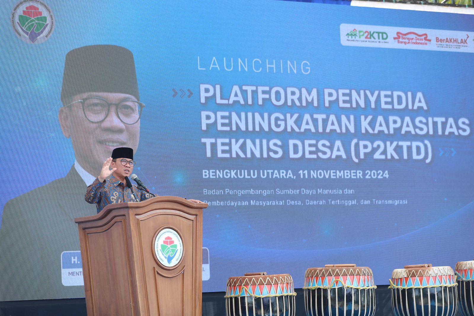 Mendes Yandri Tegaskan Kesejahteraan Desa Indikator Kemajuan Indonesia