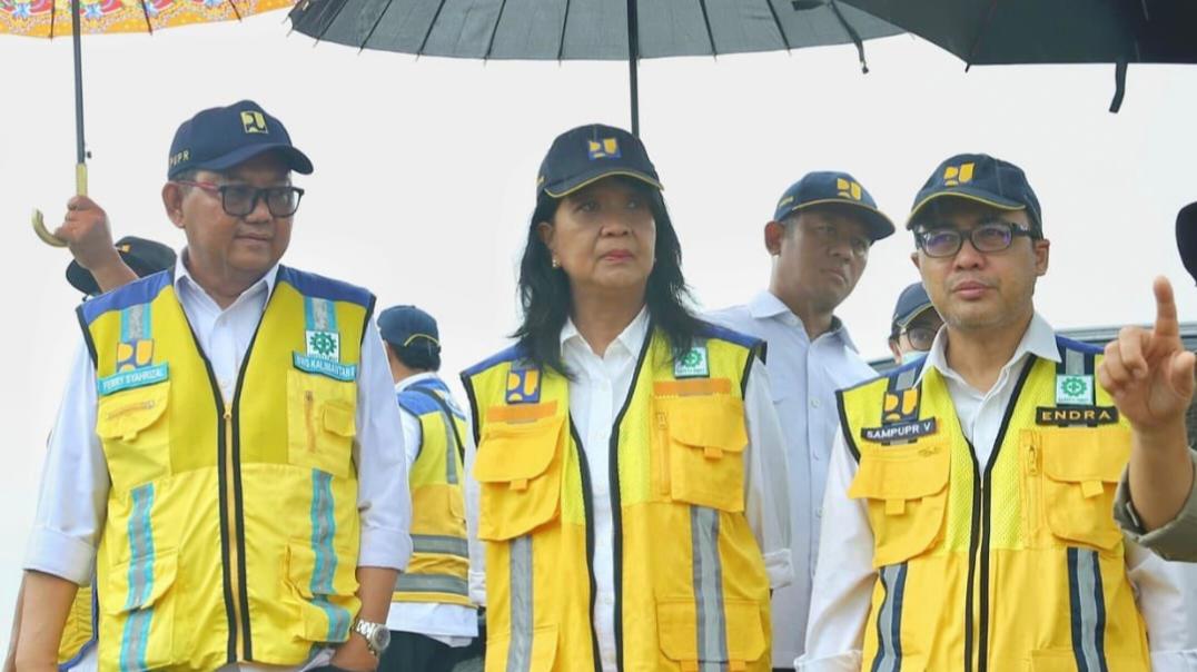Wamen Diana Tinjau Dukungan Jaringan Irigasi untuk Food Estate Dadahup Kalteng