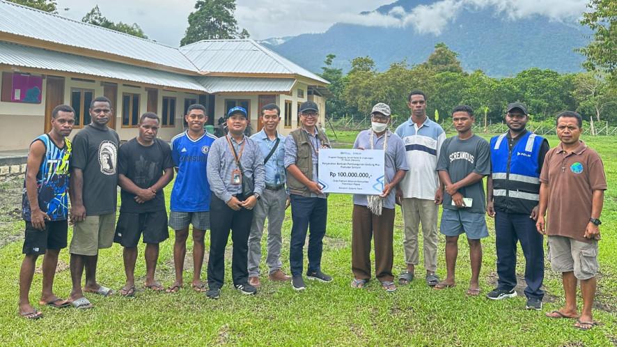 Pelni Beri Dana Pembangunan Sekolah Calon Imam Katolik di Sentani Jayapura