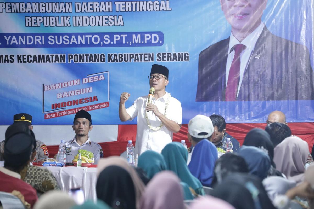 Mendes Yandri Belanja Masalah Hingga ke Pesisir Serang