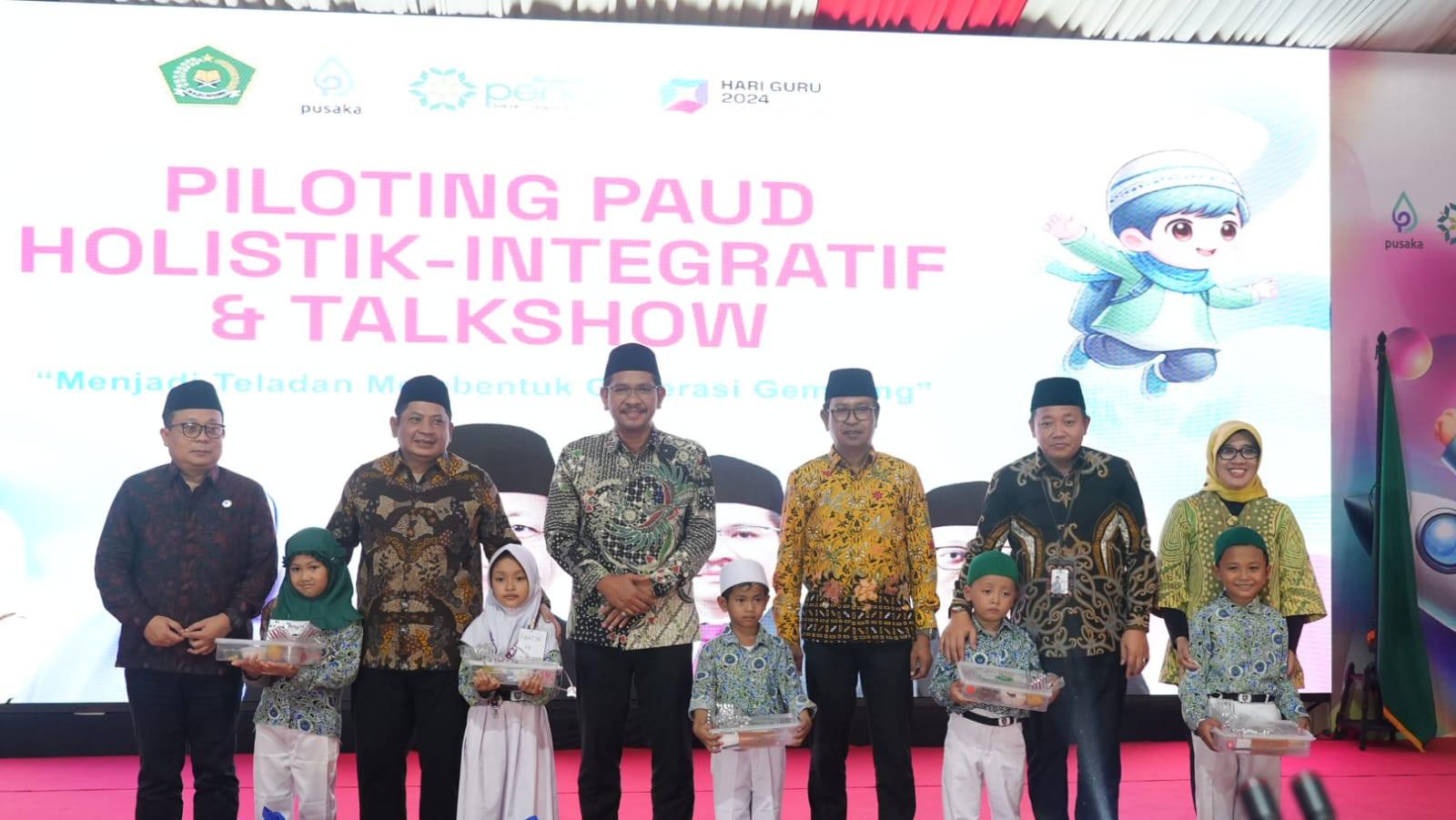 Kemenag Luncurkan Program PAUD Holistik Integratif Siapkan Generasi Indonesia Emas 2045