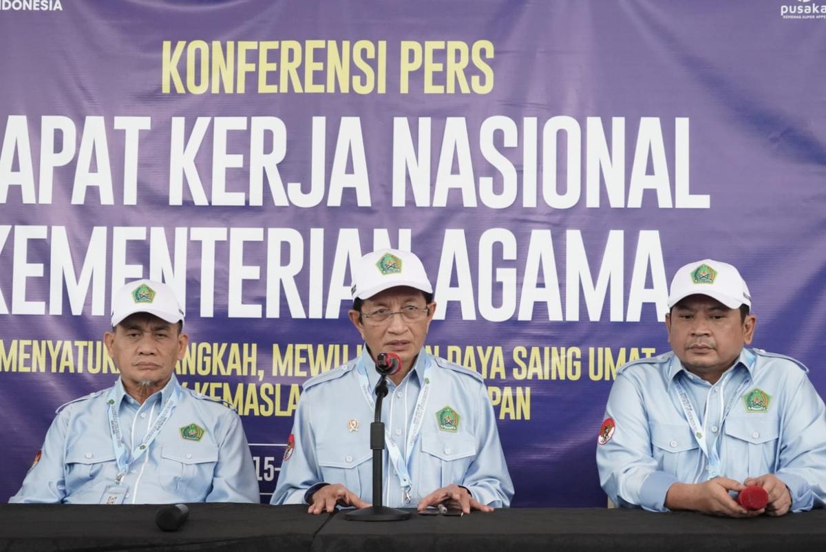Gelar Rakernas, Menag Nasaruddin Umar: Peras Otak, Berikan Solusi Terbaik Bagi Umat