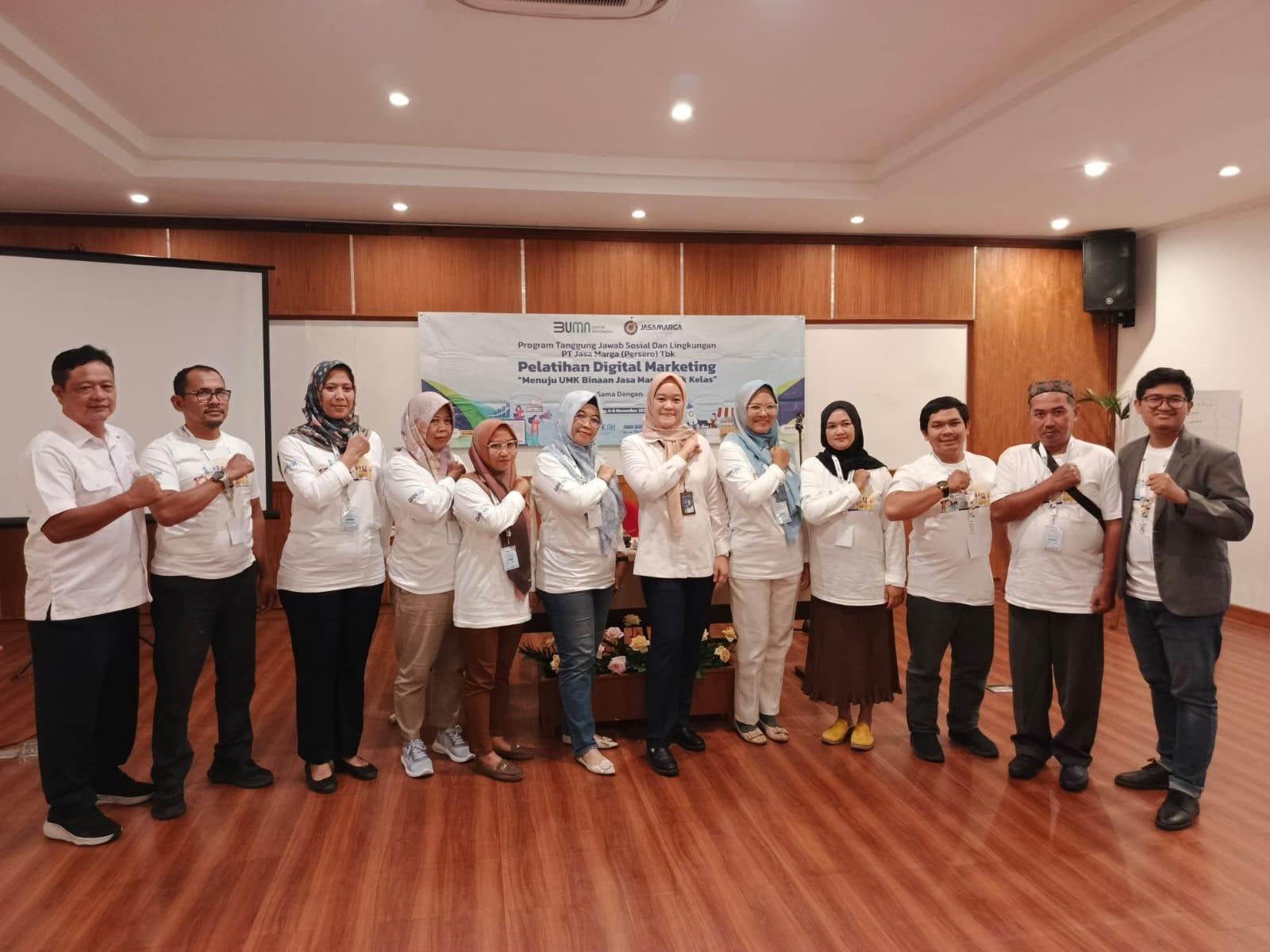 Dorong UMK Naik Kelas, Jasa Marga Selenggarakan Pelatihan Digital Marketing untuk UMK Binaan