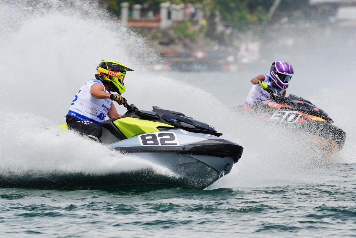 Aquabike Jetski World Championship 2024 Hari Ke-2: Pembalap Indonesia Makaio Wimylie Masuk 10 Besar