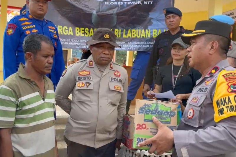Bantuan untuk Korban Erupsi Lewotobi Disalurkan dari Labuan Bajo
