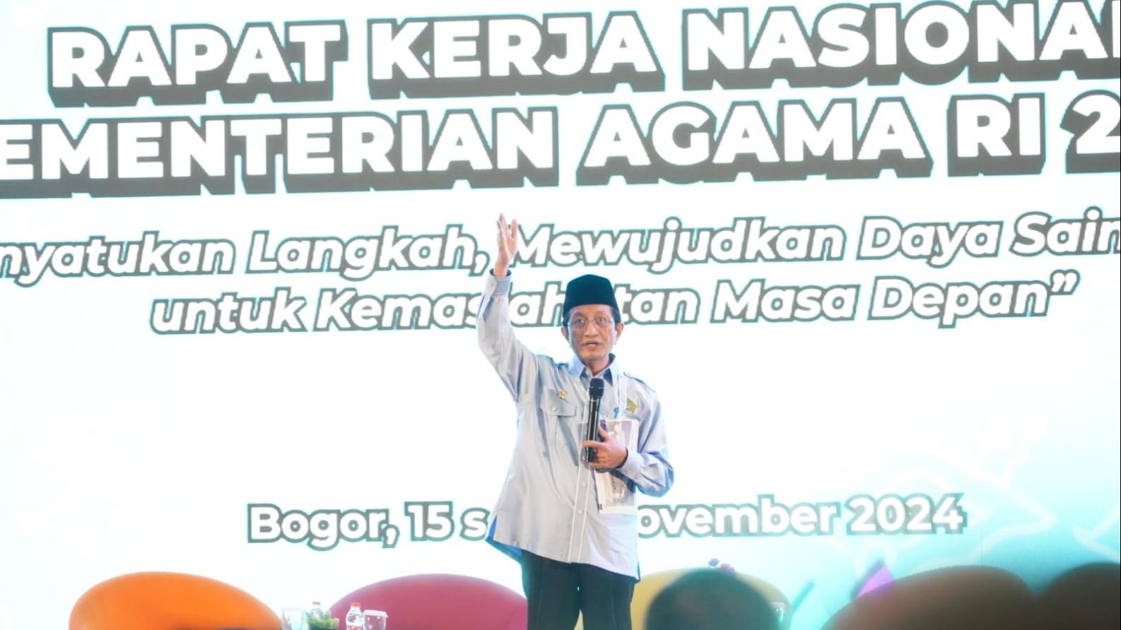 Kembangkan Pendidikan Keagamaan, Menag Nasaruddin Umar: Libatkan Pihak Terkait Rumuskan Program