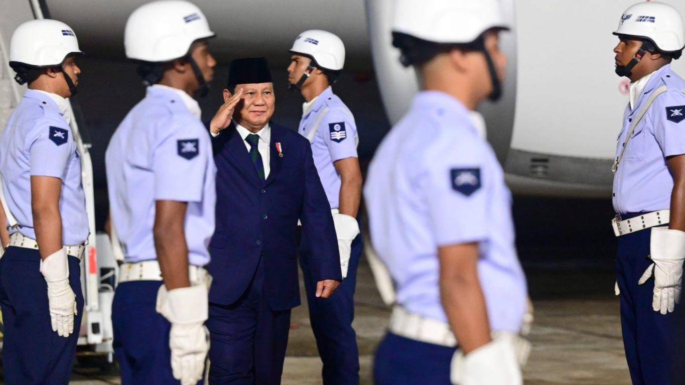 Prabowo Tiba di Brasil untuk Hadiri KTT G20