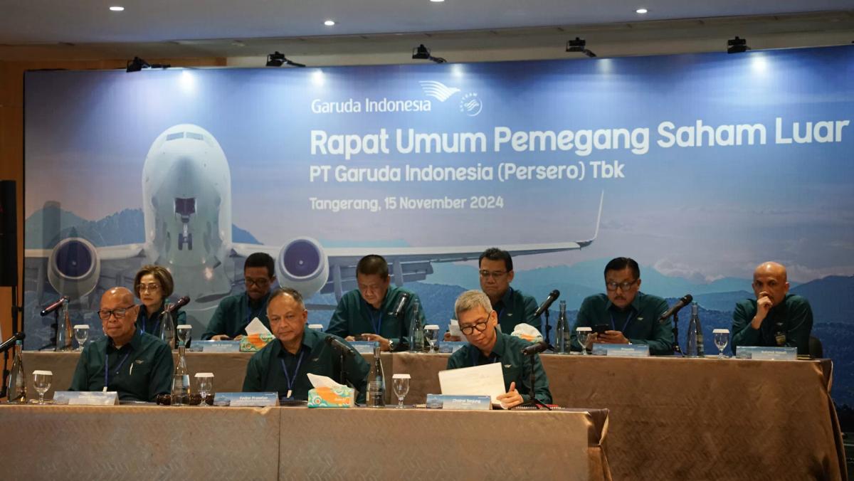 Garuda Indonesia Gelar RUPSLB yang Strategis, Ini Susunannya