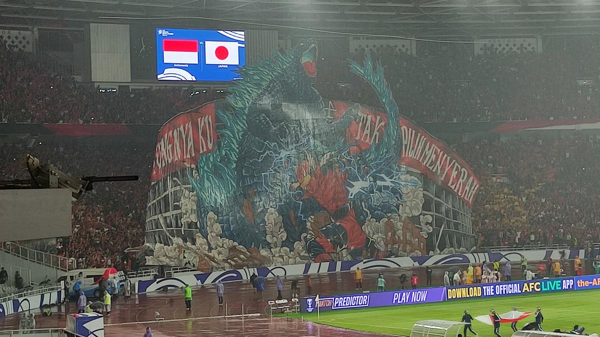 Koreo 'Godzilla vs Gundala' di Laga Indonesia vs Jepang Curi Perhatian FIFA