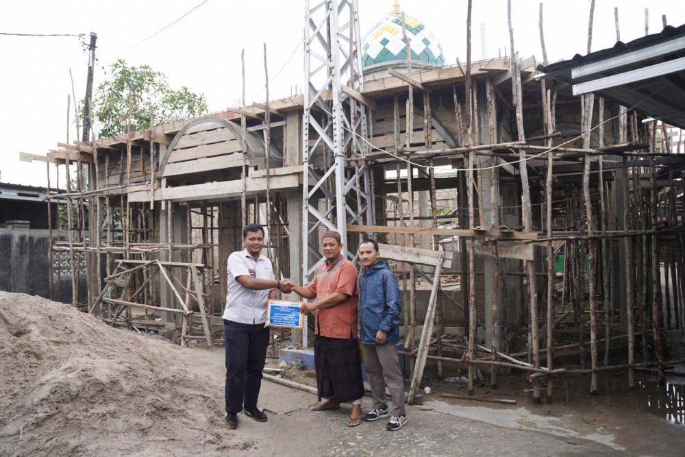 PT Timah Bantu Renovasi Masjid Nurul Hibah di Pangkalpinang