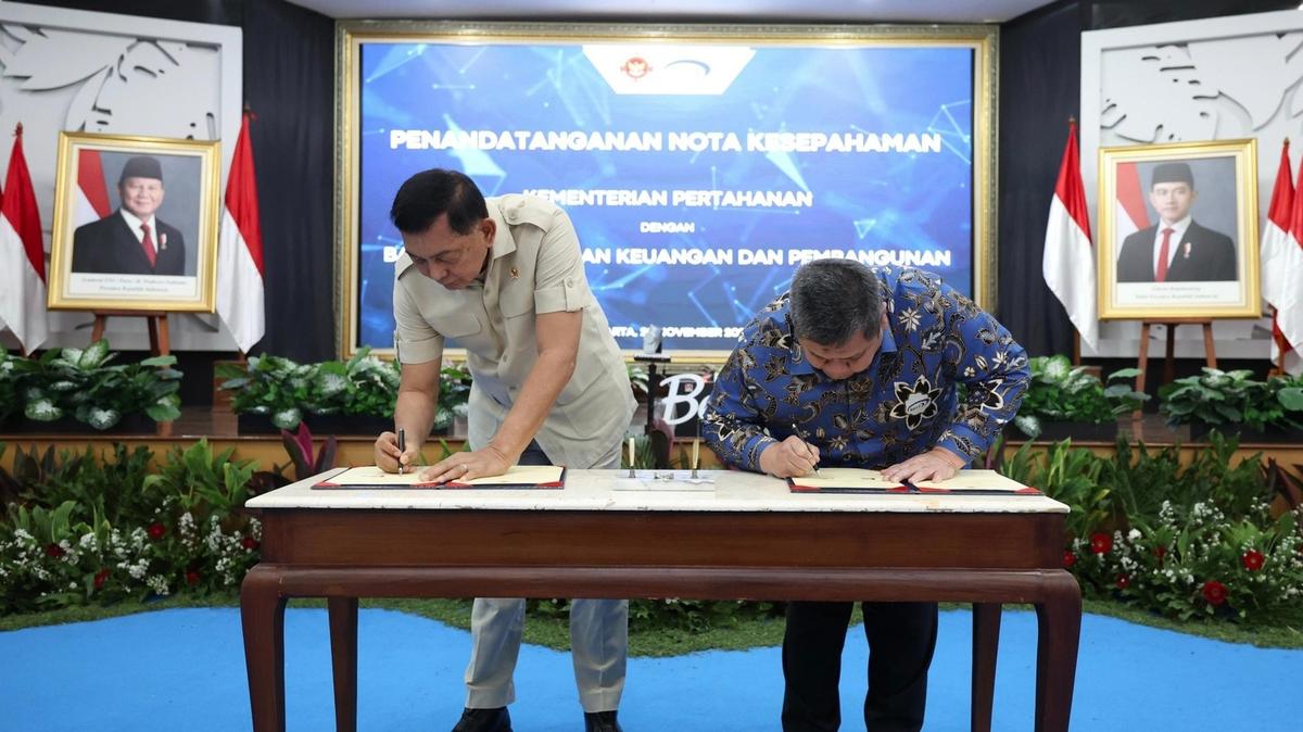 Menhan Sjafrie dan Plt Kepala BPKP Tandatangani Nota Kesepahaman, Penguatan Good Governance