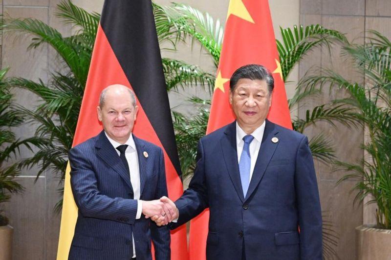 Xi Jinping Bertemu Pemimpin Prancis dan Jerman Bahas Ukraina dan Kerja Sama Global