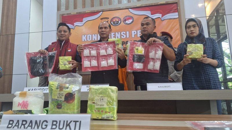 Sabu Rp12 Miliar Asal Malaysia Disita dari Pengedar Narkoba di Kaltim