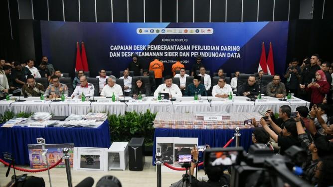 Berantas Judi Online, Menkopolkam: Pemerintah Tetapkan Tiga Prioritas