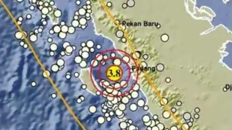 Gempa M 3,8 Guncang Pariaman Sumbar