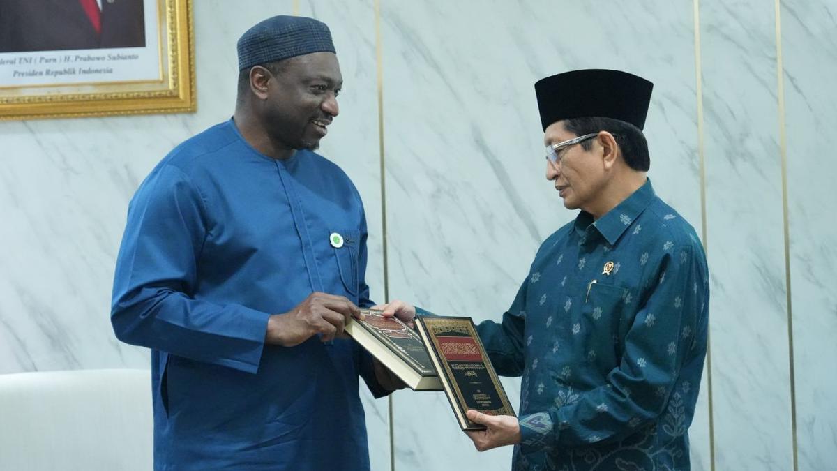 Menag Nasaruddin Umar dan Sekjen IIFA Bahas Peran Masjid untuk Pendidikan Islam