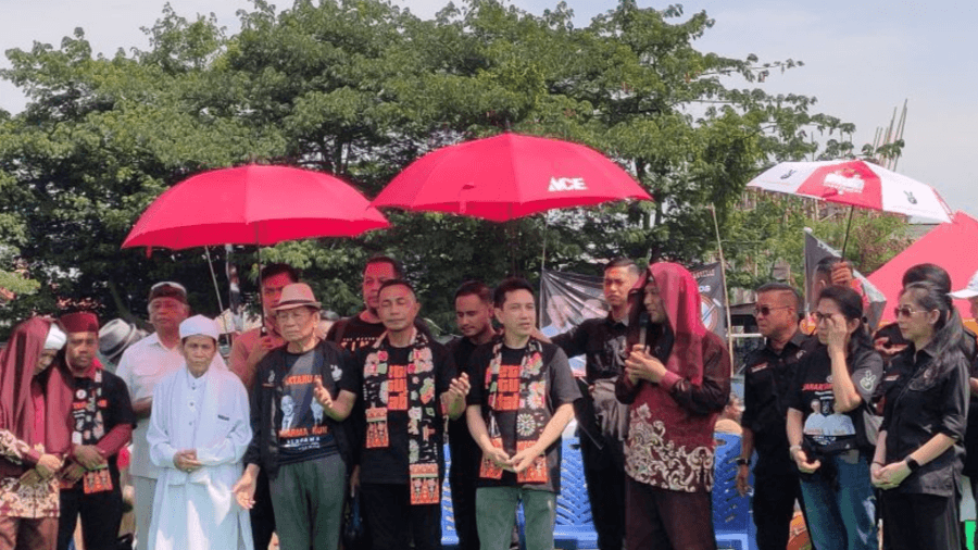 Dharma Pongrekun Tiba di Kampanye Akbar, Kun Wardhana Sambut dengan Pelukan 'Hangat'