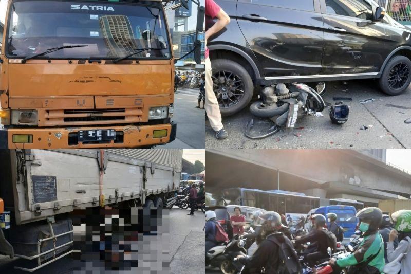 Kecelakaan Truk di Slipi Tewaskan 2 Orang, Polisi Selidiki Dugaan Sopir Mengantuk