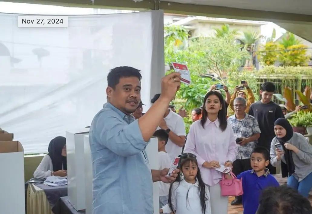 Quick Count Indikator Pilkada Sumut: Bobby-Surya 65,12%, Edy-Hasan 34,88%
