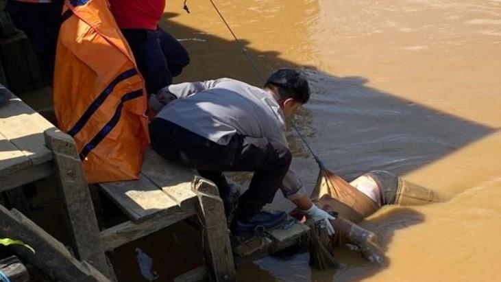 3 Mayat Ditemukan Mengapung di Sungai Pagatan, Diduga Tenggelam