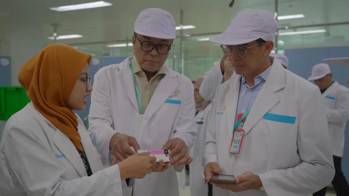 Kunjungi Bio Farma, Wamen BUMN Cek Kesiapan Peningkatan Kapasitas Produksi Vaksin