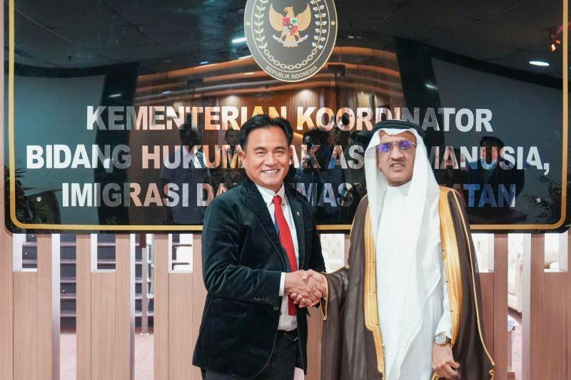 Menko Kumham Bahas Kemitraan Strategis dengan Dubes Arab Saudi
