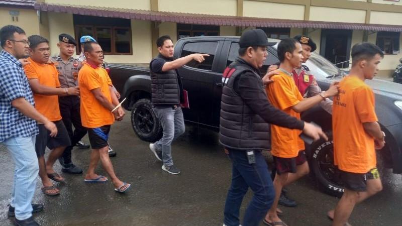 Polisi tangkap 9 Tersangka Perusakan Kotak Suara di TPS Sungai Penuh
