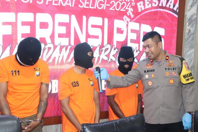 Polisi Gagalkan Peredaran Sabu 11,6 Kg di Karimun, 3 Orang Ditangkap