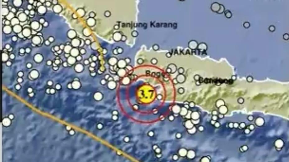 Bayah Banten Diguncang Gempa M 3,7