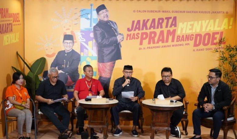 Tim Pramono-Rano: Warga Jakarta ingin Gubernur Baru Secepatnya Bekerja