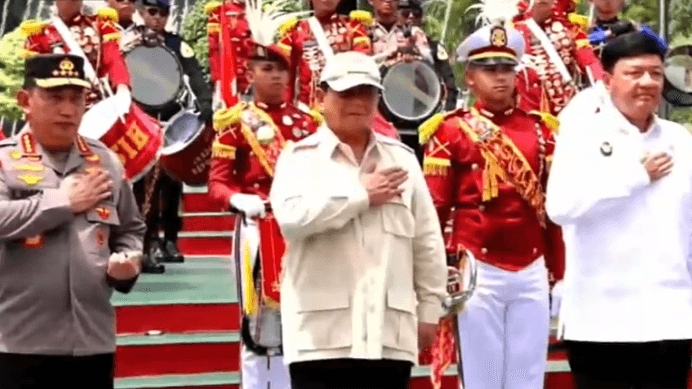 Presiden Prabowo di Apel Kasatwil Polri 2024