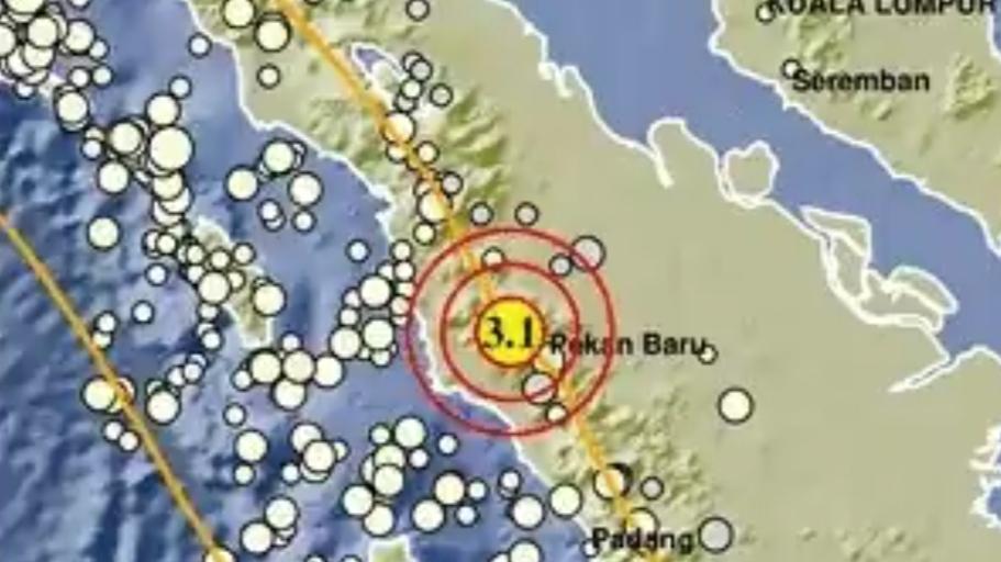 Gempa M 3,1 Guncang Mandailing Natal Sumut