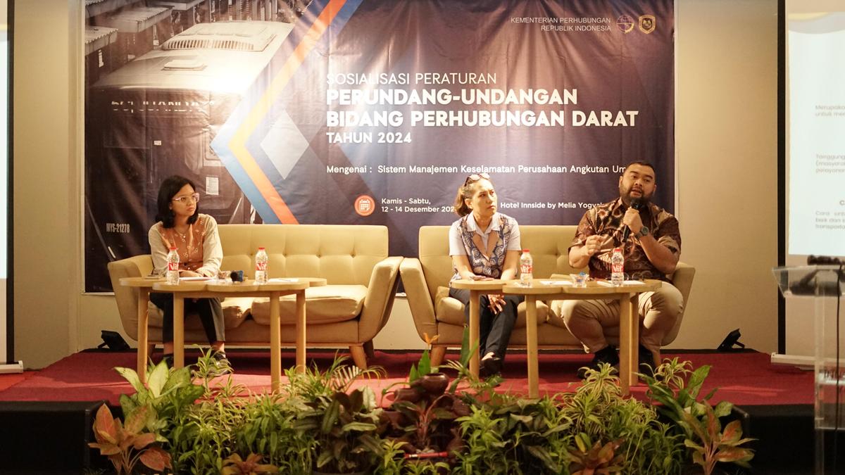 Tingkatkan Keselamatan Angkutan Umum, Ditjen Hubdat Gelar Sosialisasi Sistem Manajemen Keselamatan