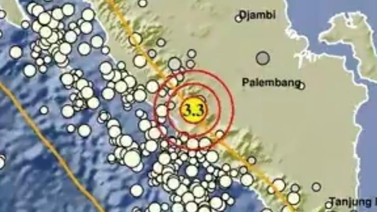 Gempa M 3,3 Guncang Rejang Lebong Bengkulu
