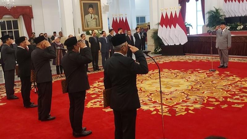 Presiden Prabowo Lantik Pimpinan dan Dewas KPK Periode 2024-2029