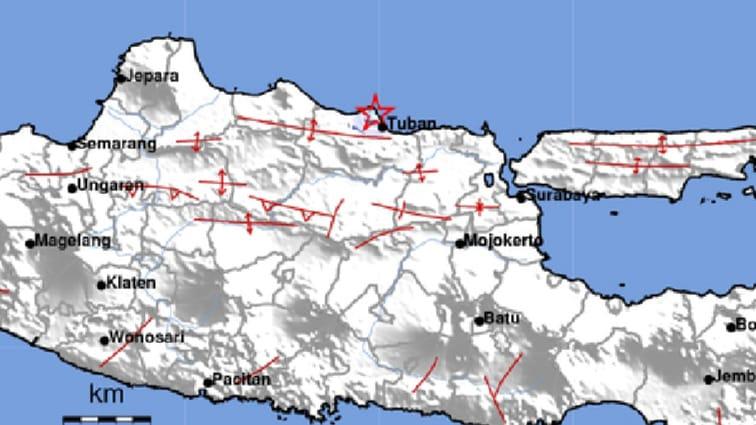 Gempa M 3,1 Guncang Tuban Jatim