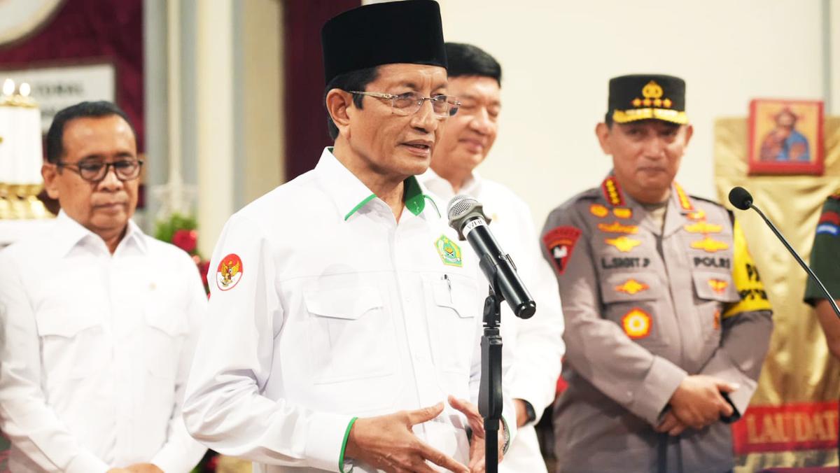 Menag Nasaruddin Umar: Rumah Ibadah Oase Hidupkan Suasana Batin dan Religius Masyarakat