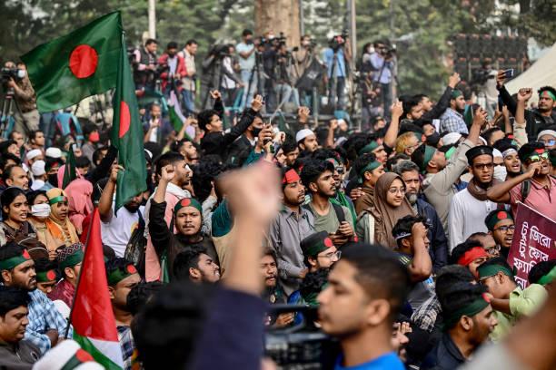 Ribuan Warga Bangladesh Kenang Pemberontakan Mahasiswa