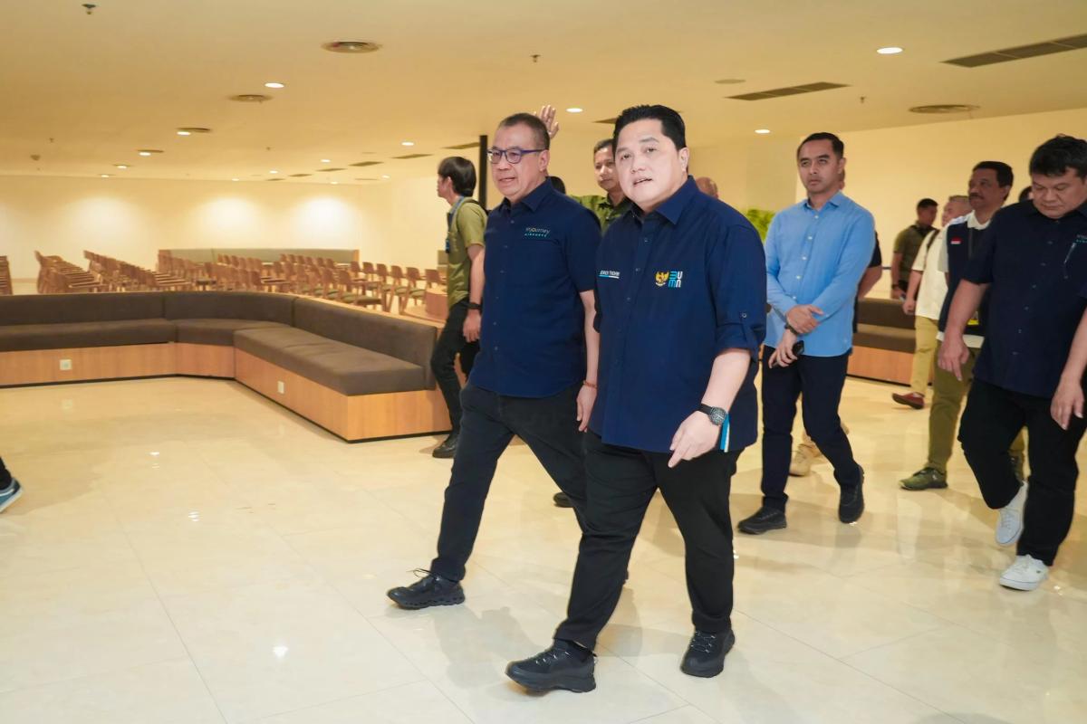 Erick Thohir Optimalkan Pelayanan Haji dan Umrah di Terminal 2 F Bandara Soekarno-Hatta
