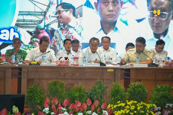 Rakor Bersama Menko Pangan, Kementerian PU Dukung Peningkatan Produktivitas Pertanian