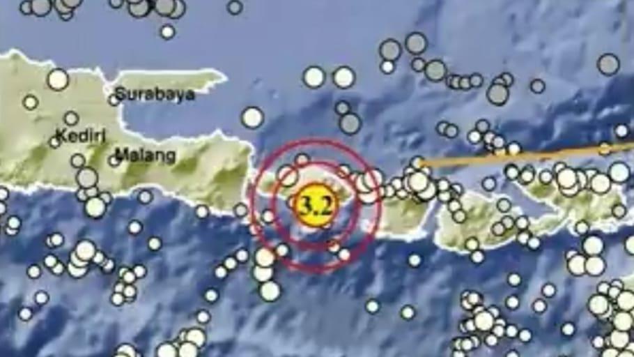Gempa M 3,2 Guncang Badung Bali