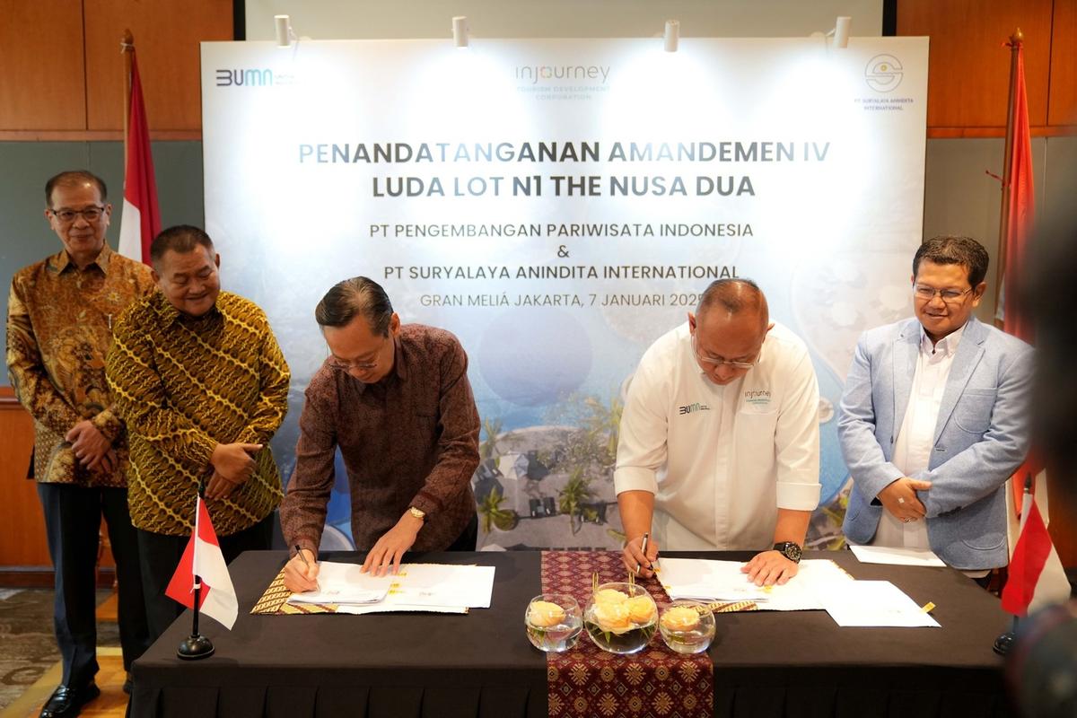 Perpanjang Kerja Sama, ITDC dan Suryalaya Anindita Siap Kembangkan Lot N1 The Nusa Dua