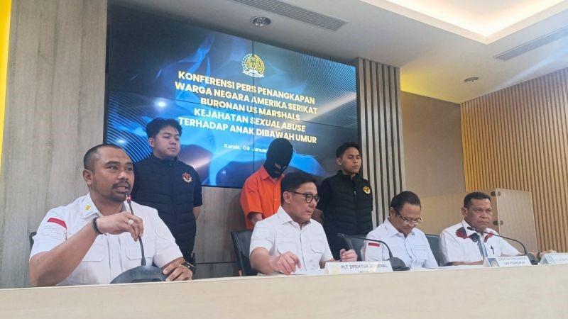 Buronan US Pelaku Eksploitasi Anak Ditangkap, Kabur ke Indonesia gegara Biaya Hidup Murah