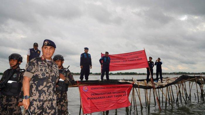 KKP Hentikan Kegiatan Pemagaran Laut Tanpa Izin di Tangerang