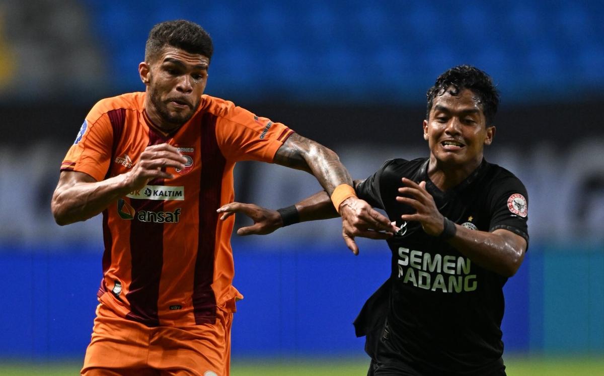 Borneo FC vs Semen Padang FC, Kabau Sirah Menang 3-1, Kartu Merah Musnahkan Asa Borneo