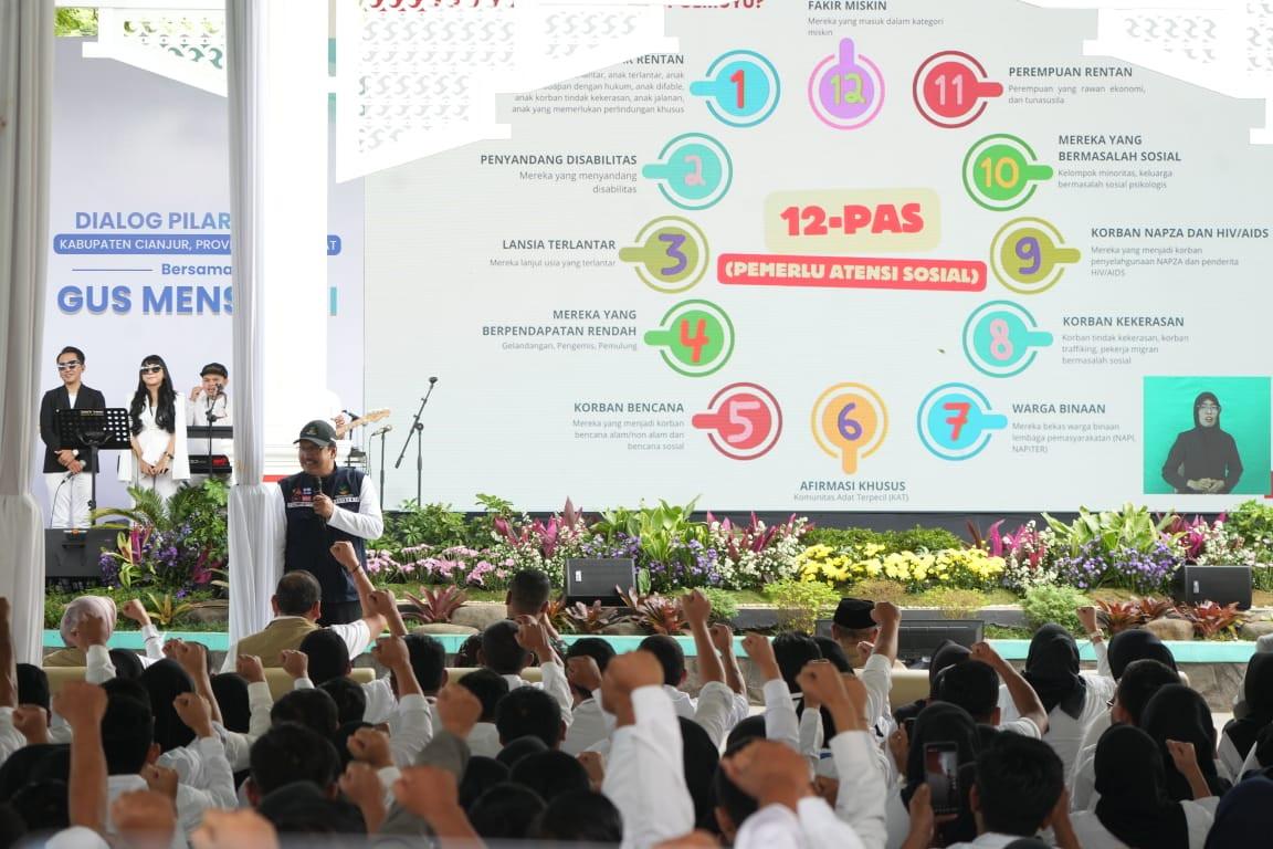 Gus Ipul Targetkan 4.120 Warga Cianjur Tahun Ini Keluar dari Kemiskinan