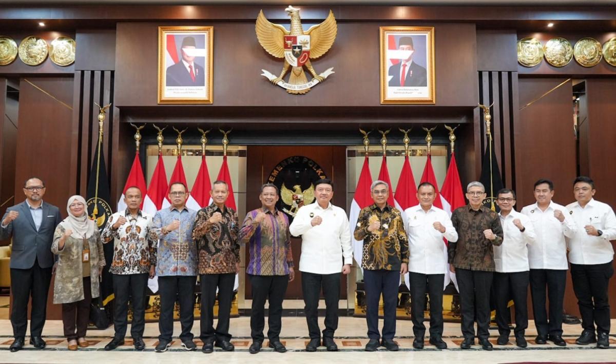 Terima Pimpinan KPK, Menkopolkam Sampaikan Komitmen Dukungan Pemberantasan Korupsi